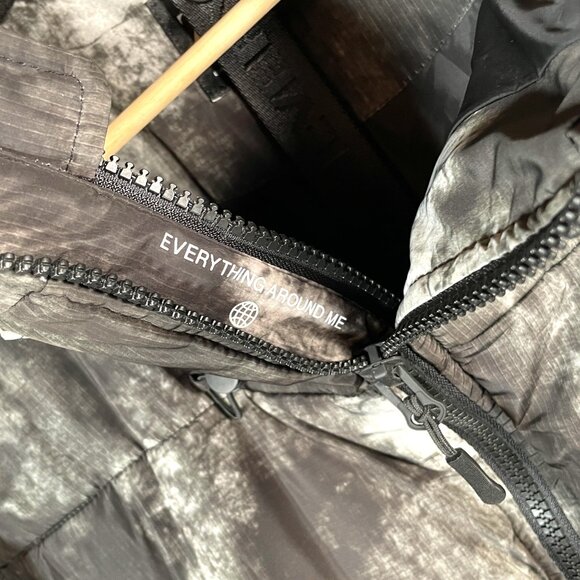 ZARA Puffer Jacket Coat Men's LARGE Streetwear Urban Double Zip Modern EUC - Picture 6 of 14